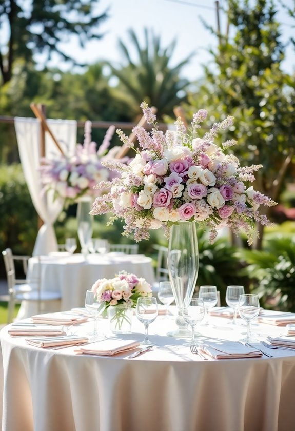 serene lavender and sage elegance