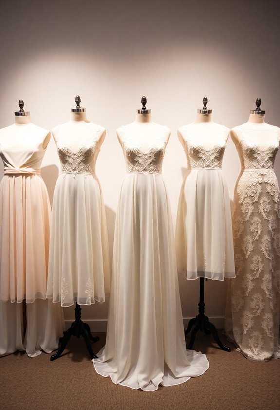 simple minimalist bridal gowns
