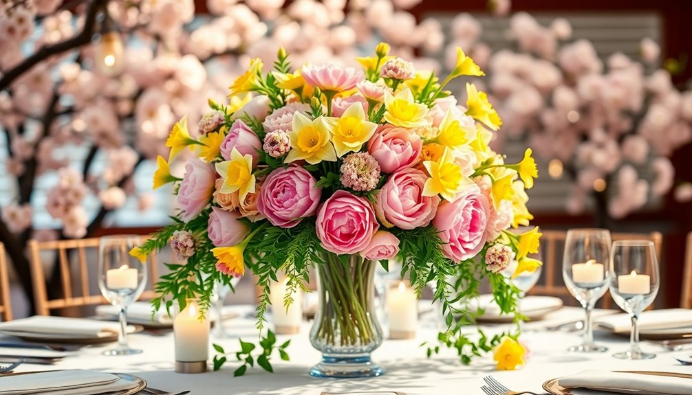 spring wedding centerpiece considerations