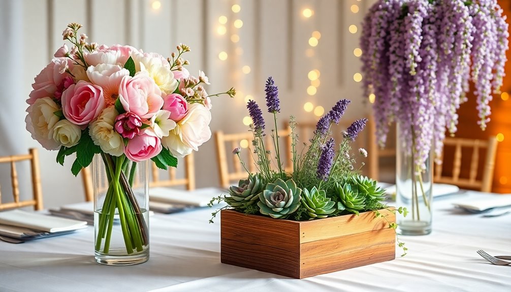 spring wedding centerpiece ideas