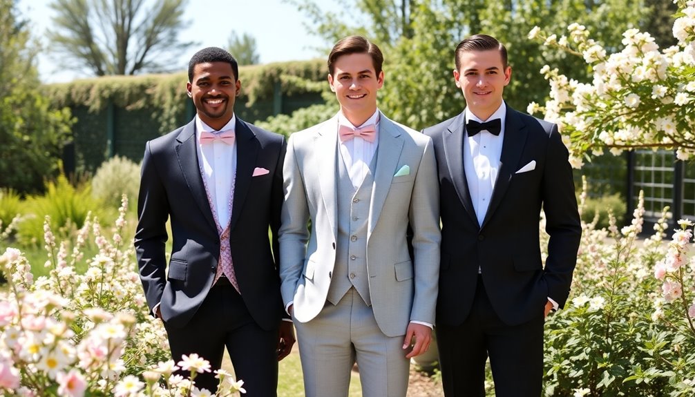 spring wedding tuxedo essentials