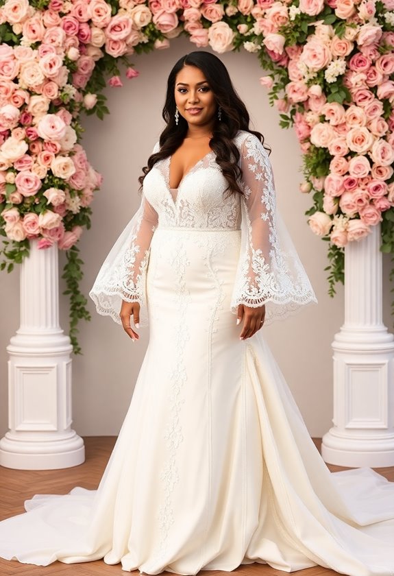 statement sleeves for weddings