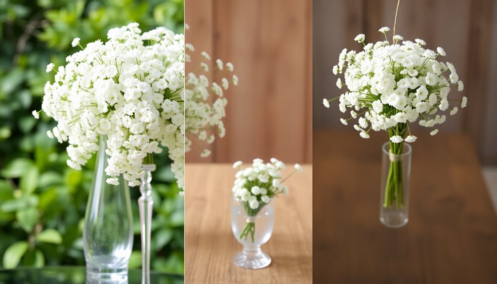 stunning baby s breath arrangements