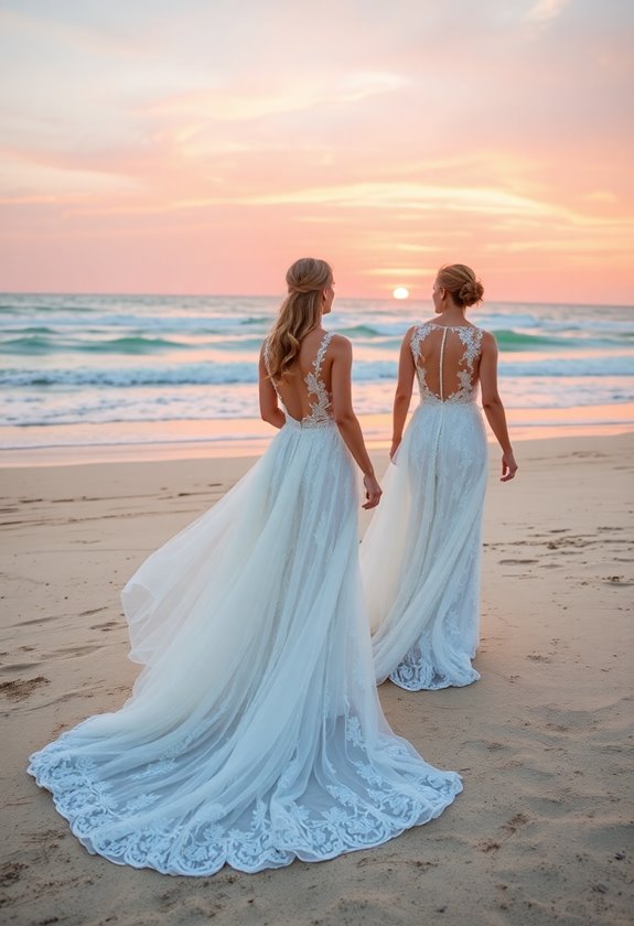 stunning summer beach gowns