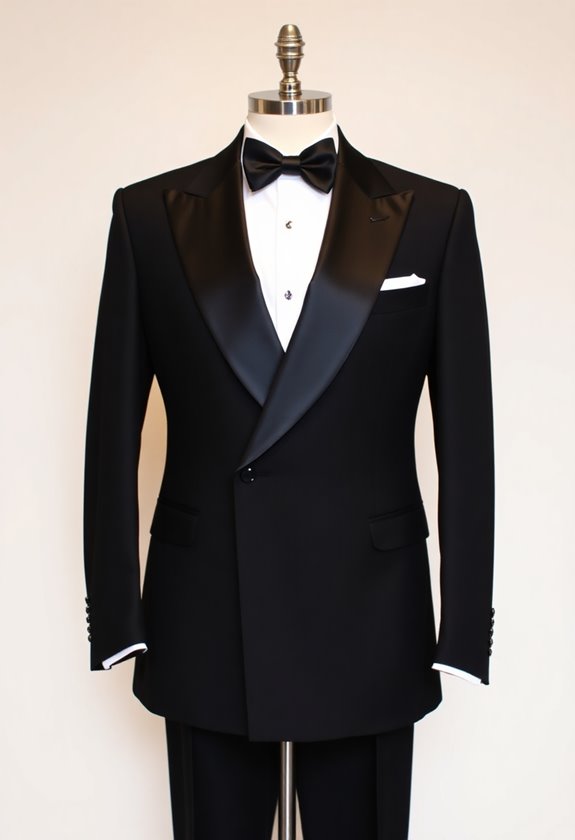 stylish double breasted tuxedo