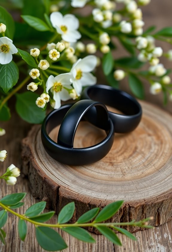 stylish lightweight scratch resistant rings