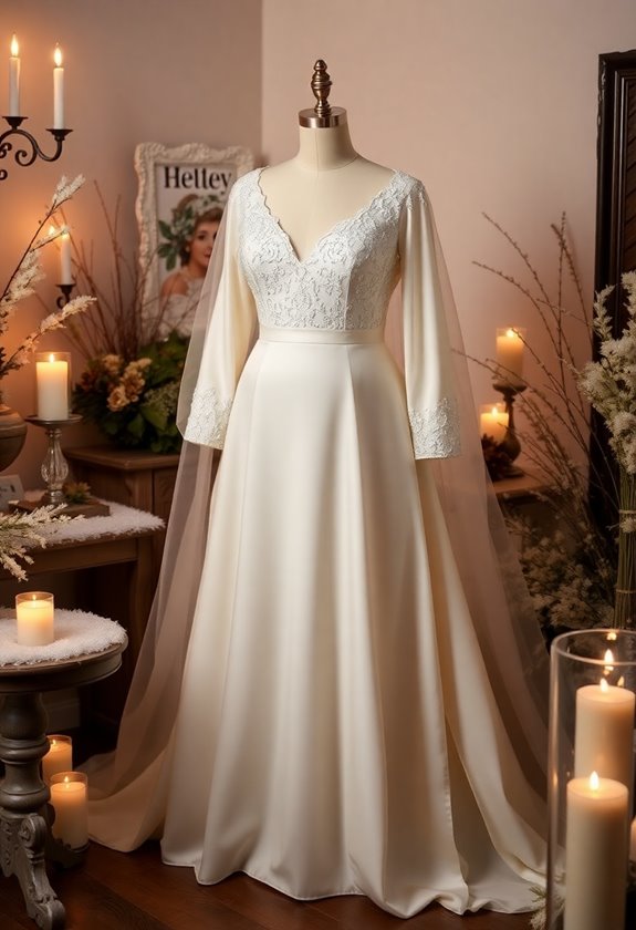 stylish plus size bridal comfort
