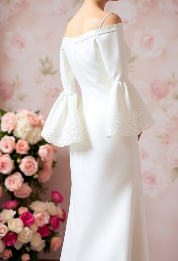 stylish wedding dress sleeves