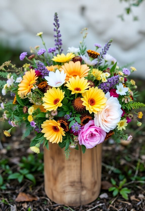 support local seasonal blooms