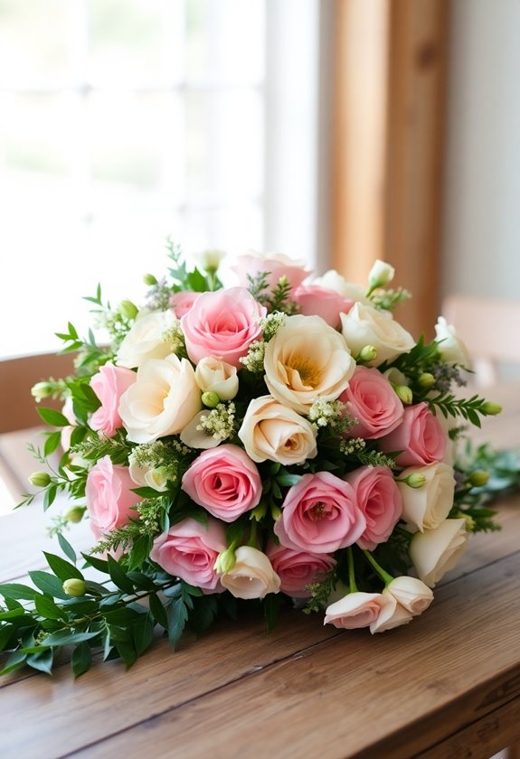sustainable seasonal wedding blooms