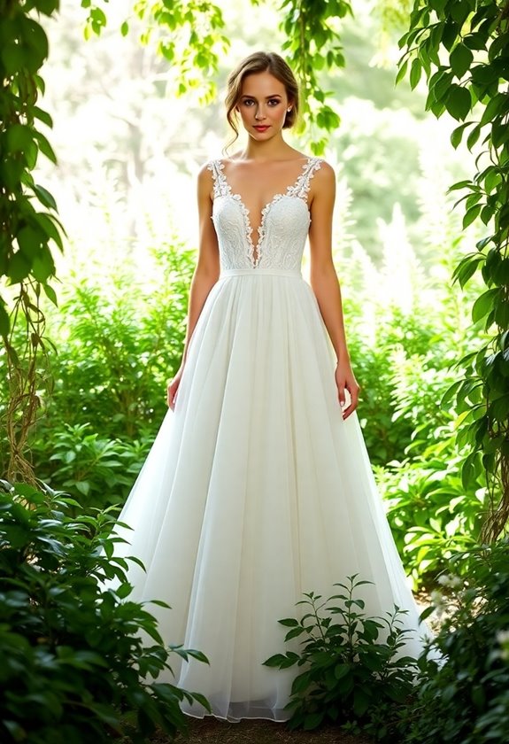 sustainable wedding dress selection