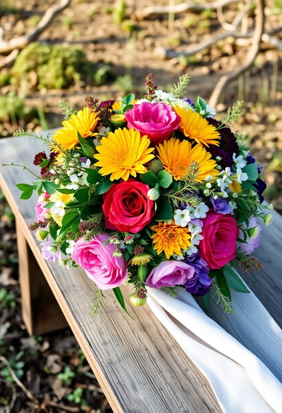 sustainable wedding flower options