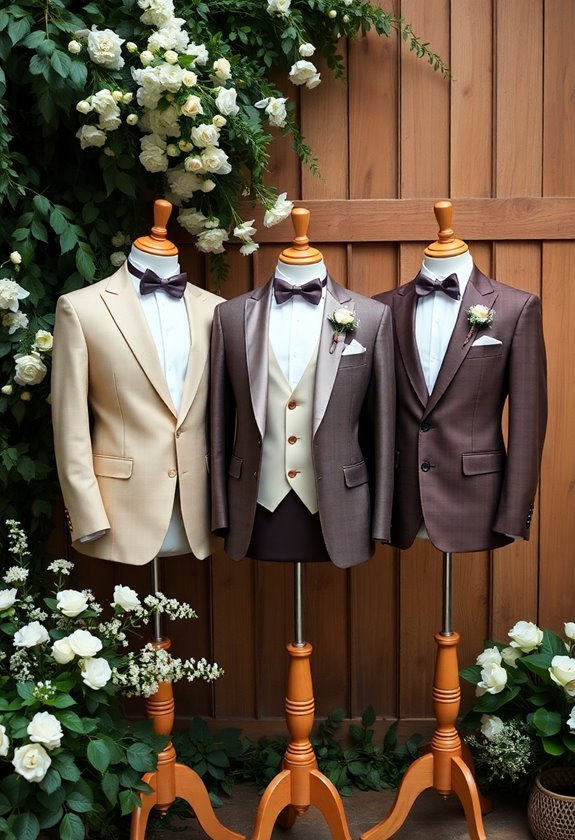 sustainable wedding tuxedo options
