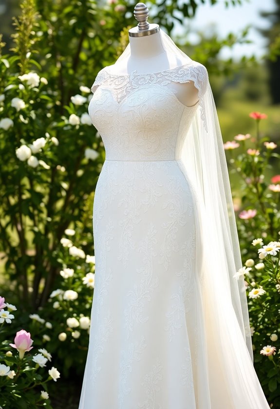 tailored wedding dress options
