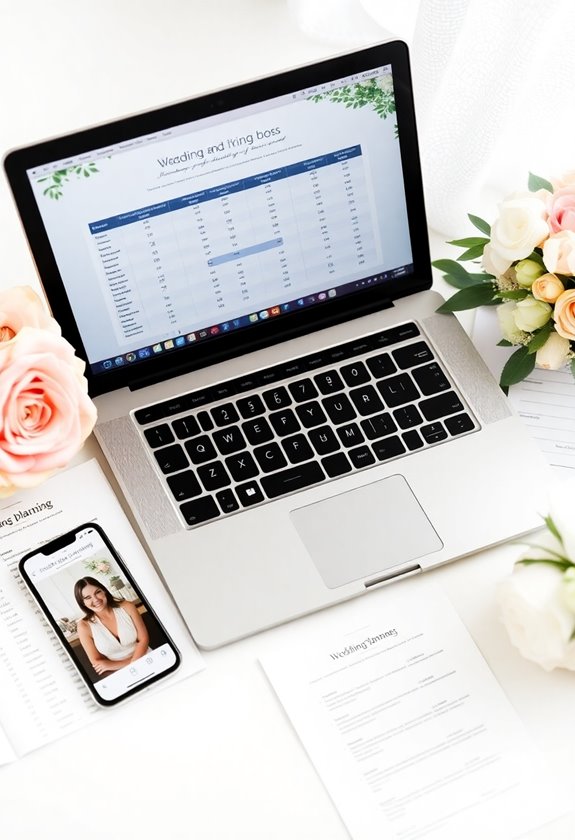 technology aids wedding planning