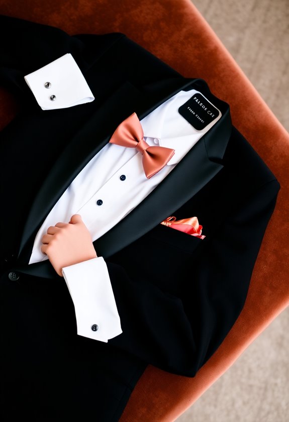 thoughtful tuxedo accessories coordination