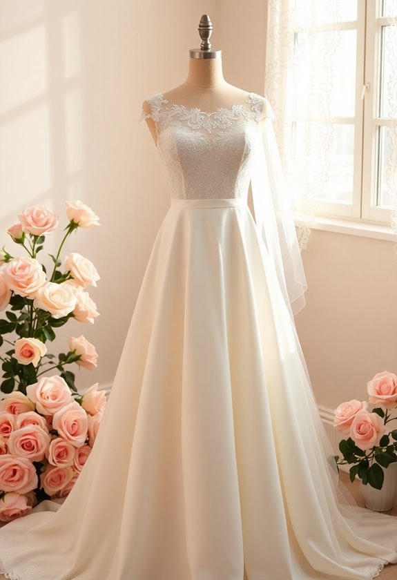 timeless a line bridal elegance