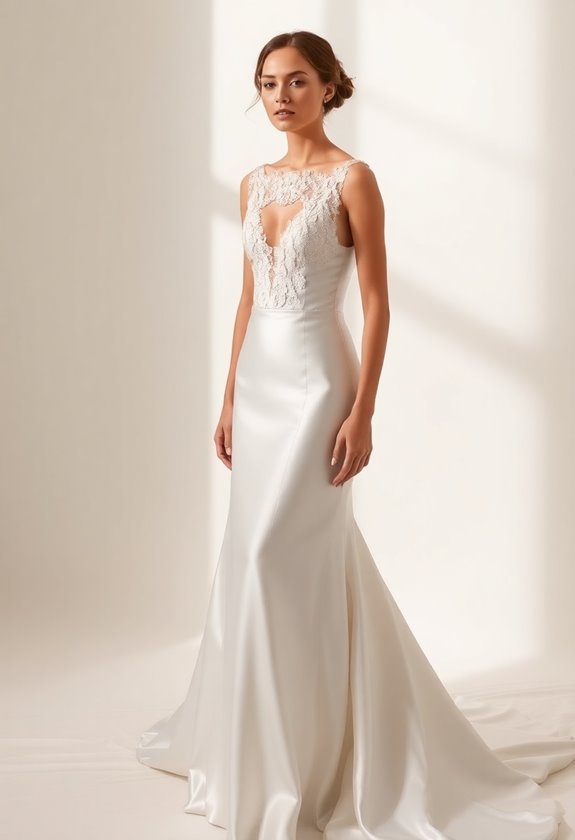 timeless a line gown elegance