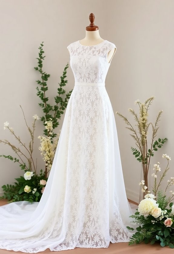 timeless a line lace elegance