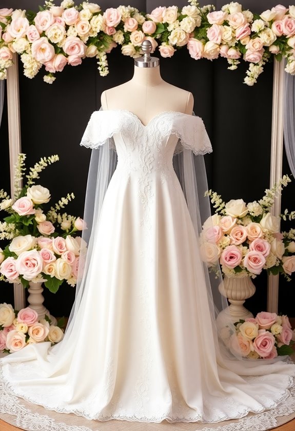 timeless elegance off shoulder gowns