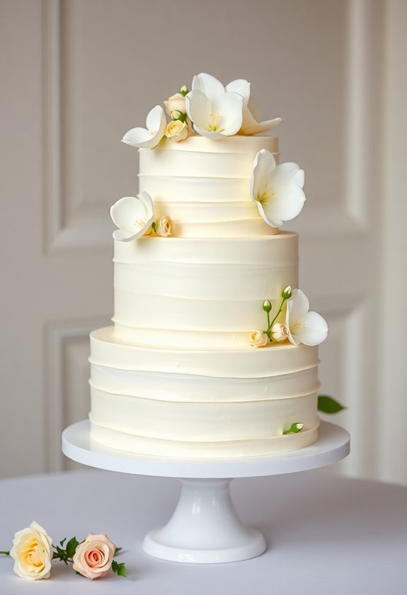 timeless gluten free wedding cake