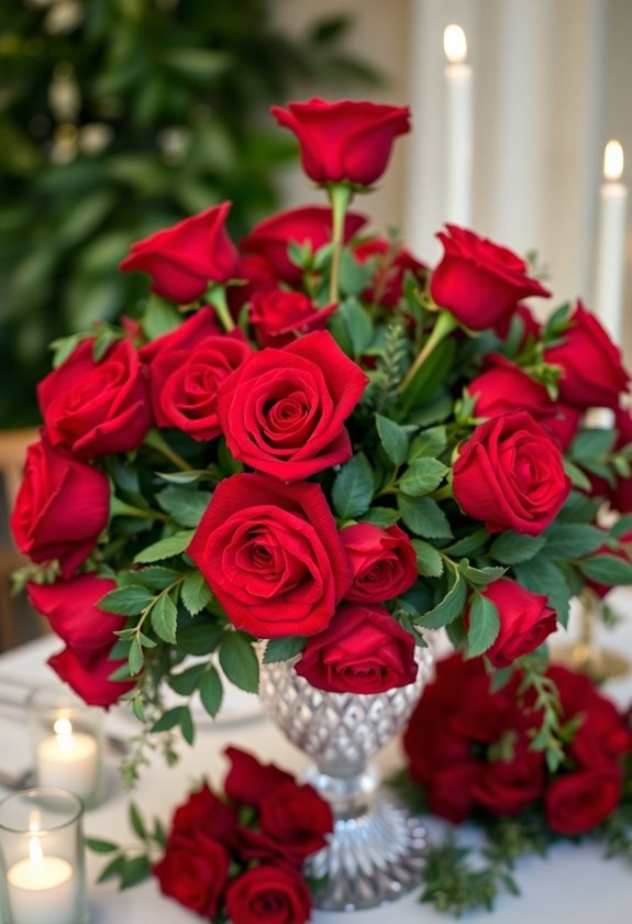 timeless red rose elegance