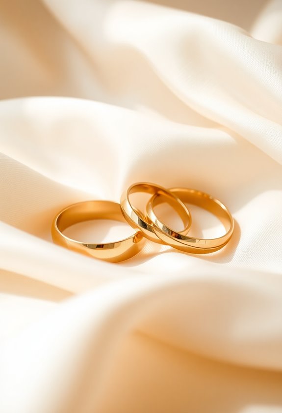 timeless yellow gold bands