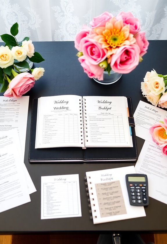 track your wedding expenses