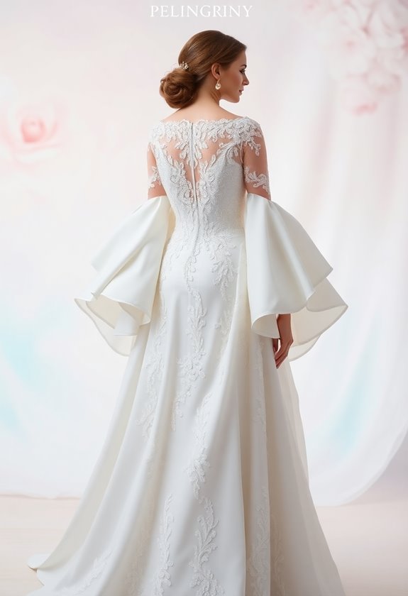 transformative wedding dress sleeves