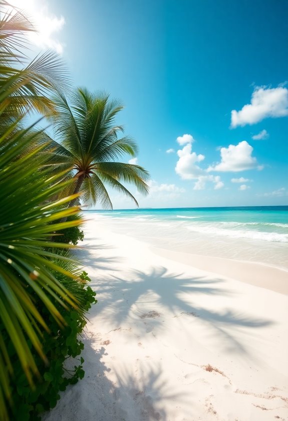 tropical beach wedding paradise