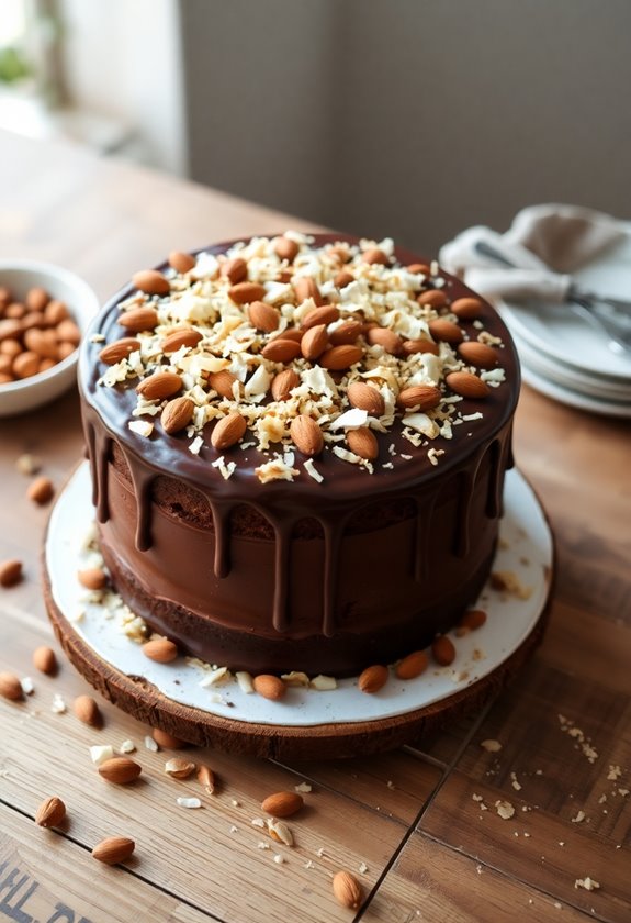 tropical chocolate almond delight