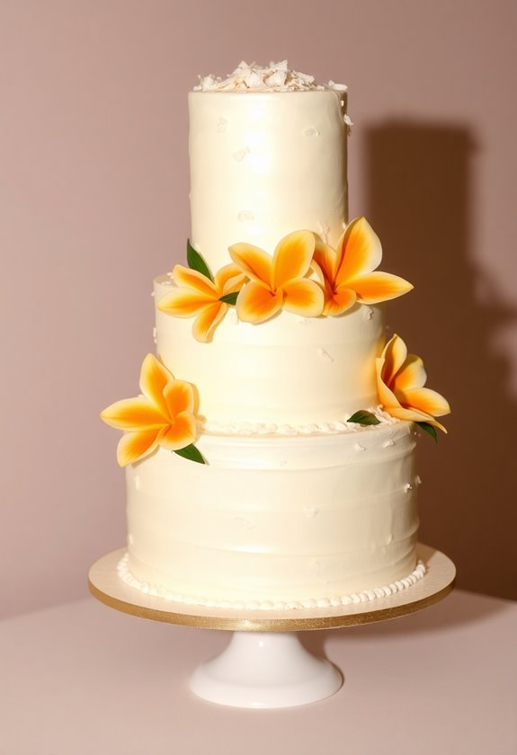 tropical coconut cake delight