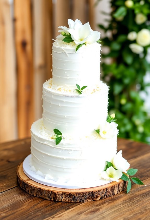 tropical coconut lime cake