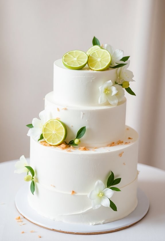 tropical coconut lime delight