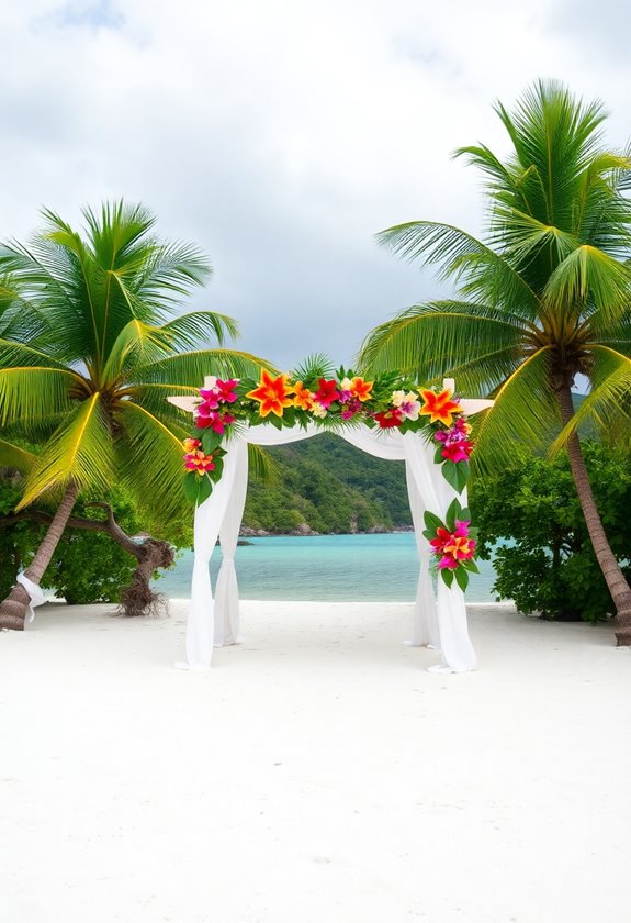 tropical island wedding venues