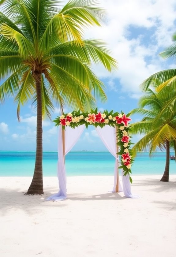 tropical paradise wedding destination