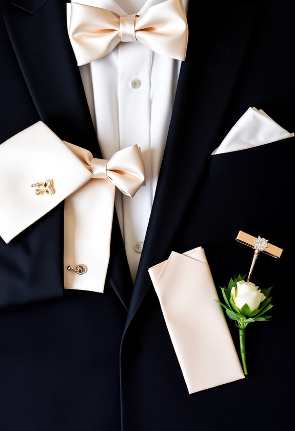 tuxedo accessories for weddings