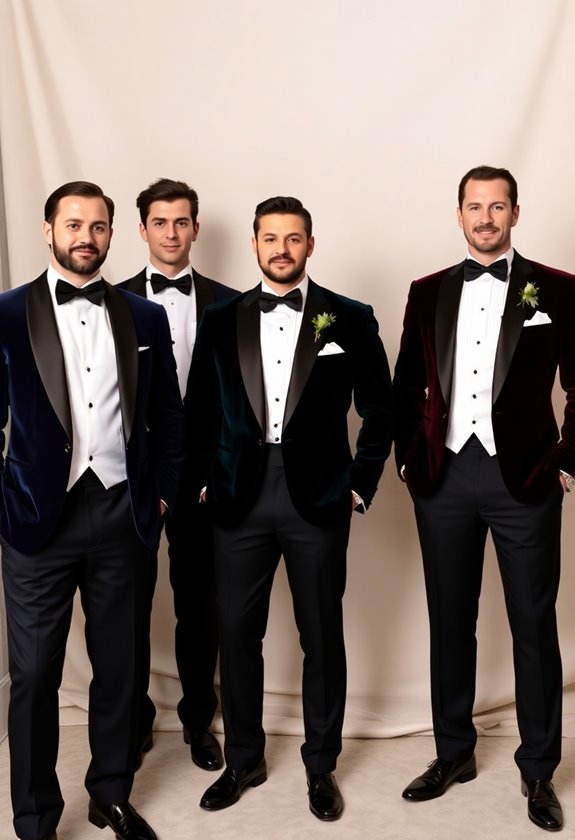 tuxedo color and fabric choices