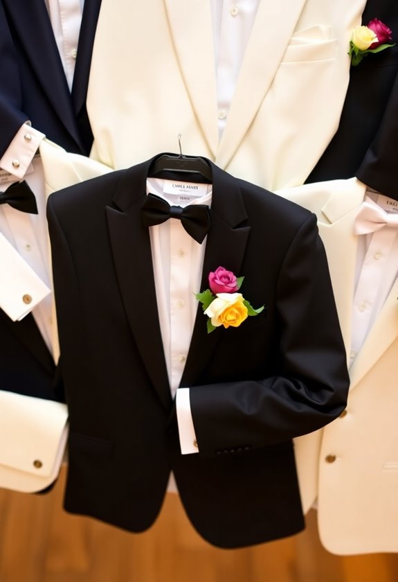 tuxedo color and style