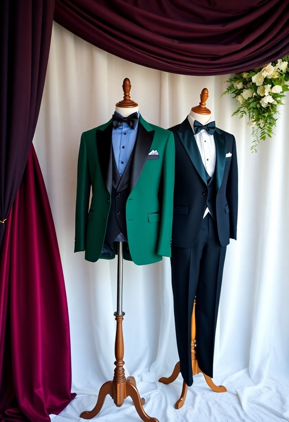 tuxedo colors for weddings