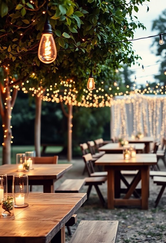 twinkling lights create magic