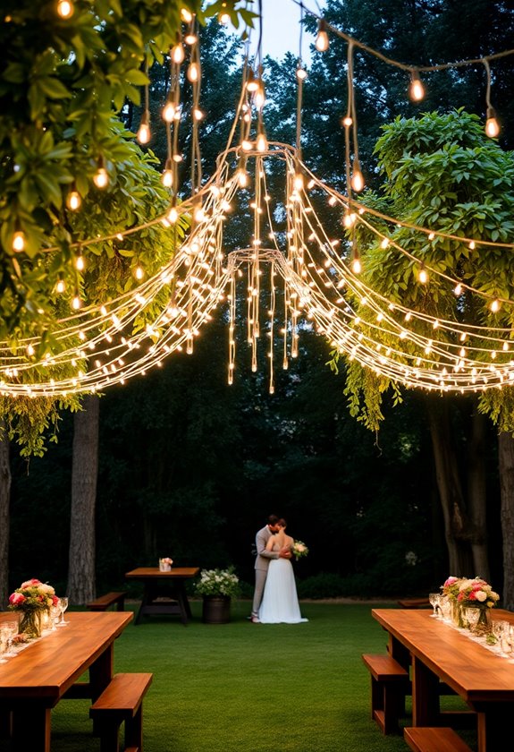 twinkling lights create magic