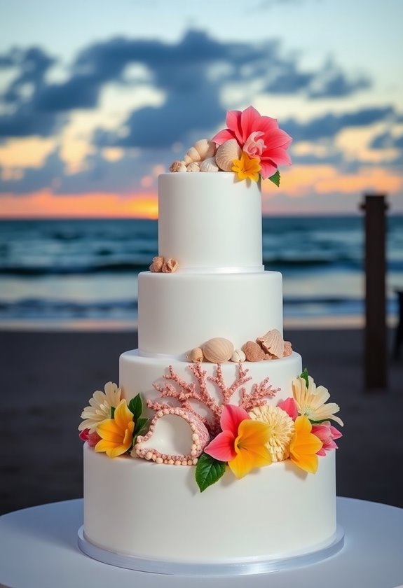 unique destination wedding cakes