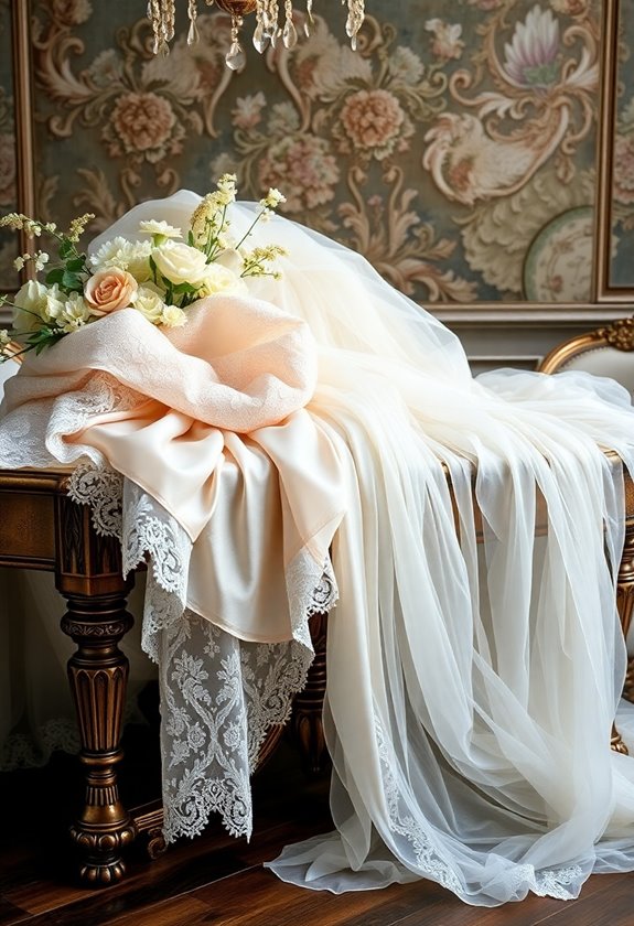 unique fabrics for weddings