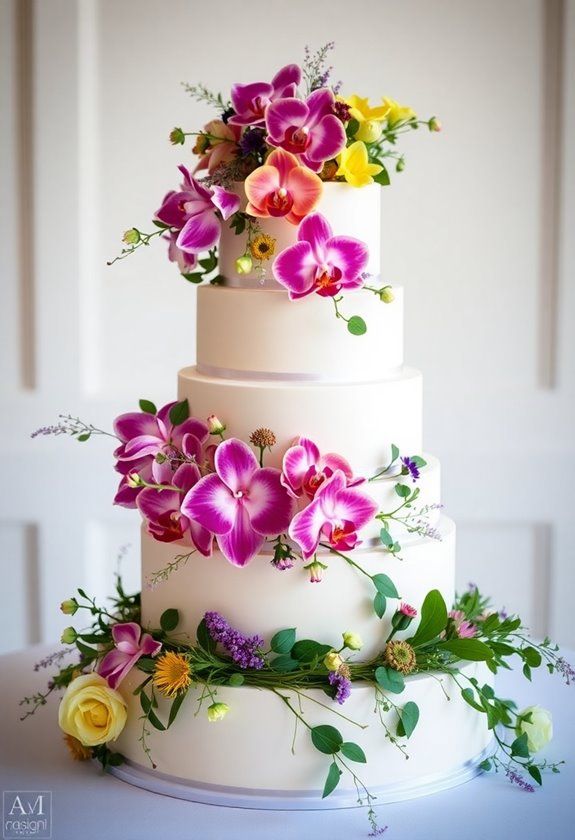 unique floral cake designs
