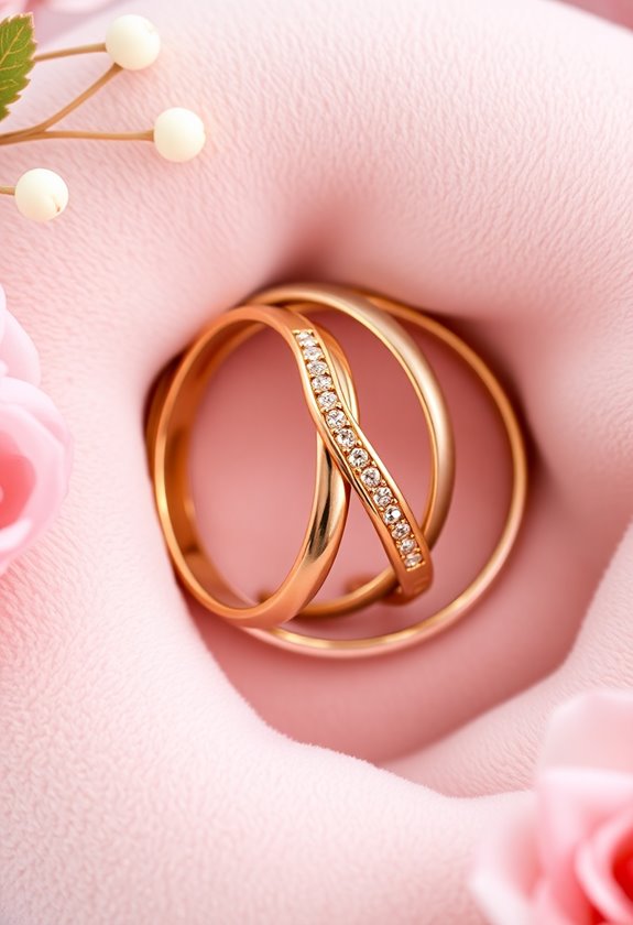 unique mixed metal rings