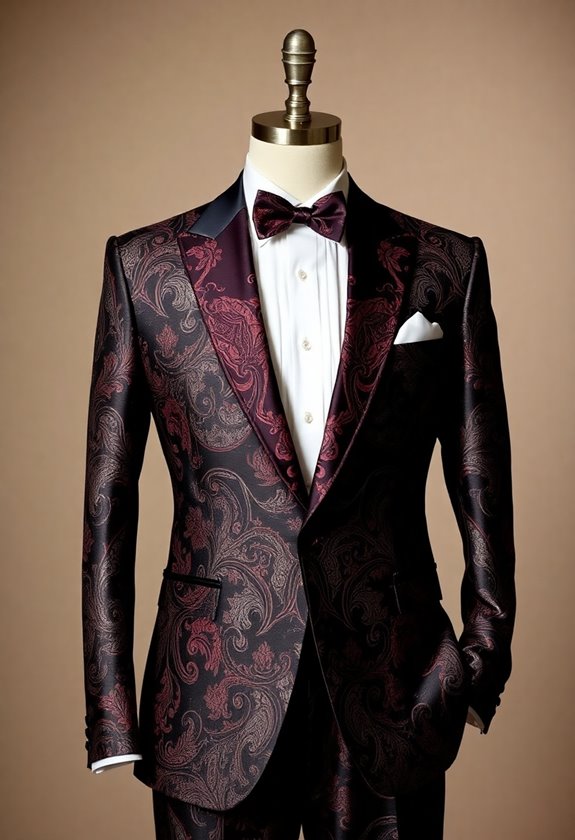 unique patterned wedding tuxedos