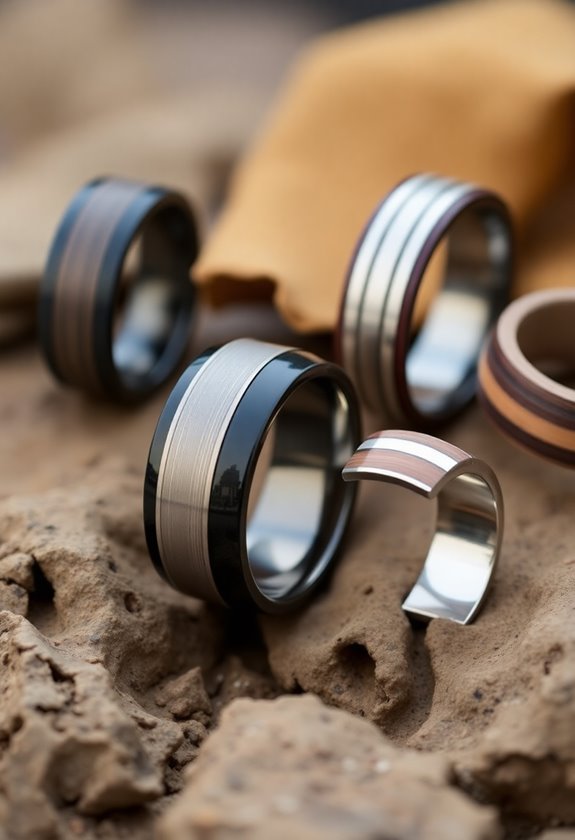 unique sustainable wedding bands