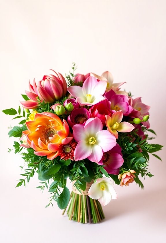 unique wedding bouquet flowers