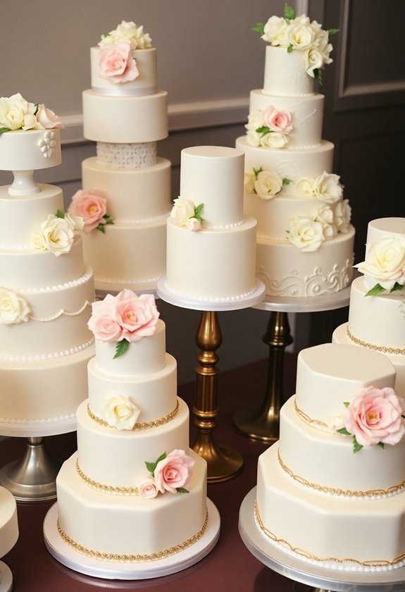 unique wedding cake shapes